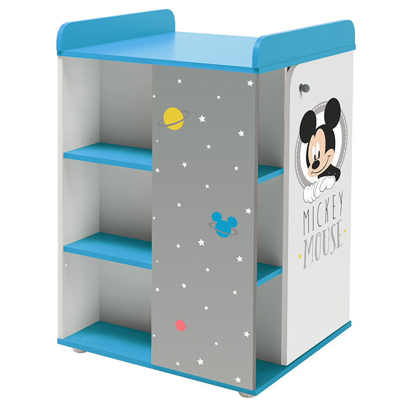 Комод Polini kids Disney baby 2090 "Микки Маус" с дверью, белый-серый